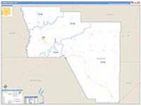 Harding, Nm Carrier Route Wall Map