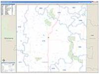 Harding, Sd Carrier Route Wall Map