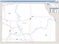 Harper, Ok Carrier Route Wall Map