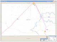 Hartley, Tx Carrier Route Wall Map