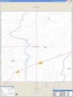 Haskell, Ks Carrier Route Wall Map
