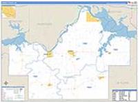 Haskell, Ok Carrier Route Wall Map