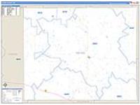 Hayes, Ne Carrier Route Wall Map