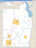 Henry, Al Carrier Route Wall Map