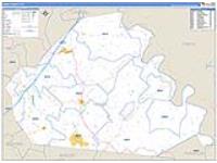 Henry, Ky Carrier Route Wall Map
