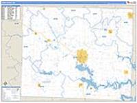 Henry, Mo Carrier Route Wall Map