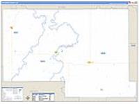 Hettinger, Nd Carrier Route Wall Map
