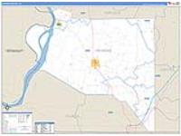 Hickman, Ky Carrier Route Wall Map