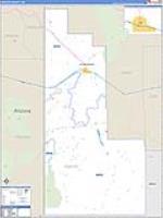 Hidalgo, Nm Carrier Route Wall Map