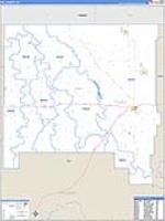 Hill, Mt Carrier Route Wall Map