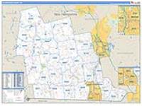Hillsborough, Nh Carrier Route Wall Map