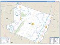 Holmes, Ms Carrier Route Wall Map