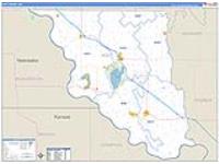 Holt, Mo Carrier Route Wall Map