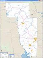 Howard, Ar Carrier Route Wall Map