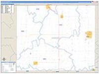 Howard, Ia Carrier Route Wall Map