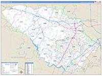 Howard, Md Carrier Route Wall Map