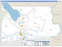 Imperial, Ca Carrier Route Wall Map
