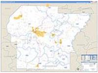 Independence, Ar Carrier Route Wall Map