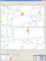 Iowa, Ia Carrier Route Wall Map