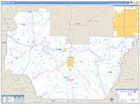 Irwin, Ga Carrier Route Wall Map
