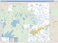 Itasca, Mn Carrier Route Wall Map