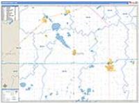 Jackson, Mn Carrier Route Wall Map