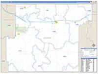 Jackson, Sd Carrier Route Wall Map