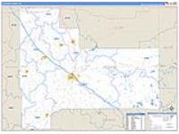 Jackson, Wi Carrier Route Wall Map