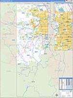 Jefferson, Co Carrier Route Wall Map