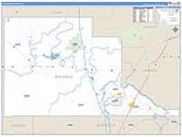 Jefferson, Id Carrier Route Wall Map