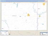 Jerauld, Sd Carrier Route Wall Map