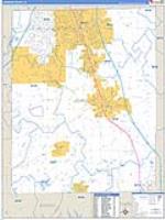 Johnson, In Carrier Route Wall Map