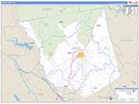 Jones, Ga Carrier Route Wall Map