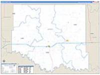 Jones, Sd Carrier Route Wall Map