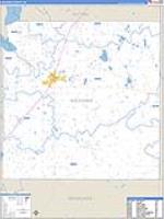 Kalkaska, Mi Carrier Route Wall Map