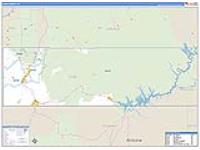 Kane, Ut Carrier Route Wall Map