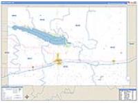 Keith, Ne Carrier Route Wall Map