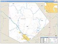 Kendall, Tx Carrier Route Wall Map