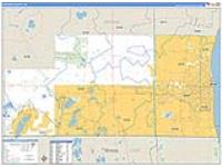 Kenosha, Wi Carrier Route Wall Map