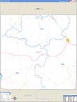 Kent, Tx Carrier Route Wall Map