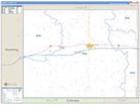 Kimball, Ne Carrier Route Wall Map