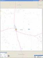 King, Tx Carrier Route Wall Map