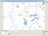 Kingsbury, Sd Carrier Route Wall Map