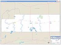 Kiowa, Co Carrier Route Wall Map