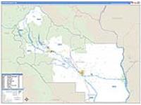 Kittitas, Wa Carrier Route Wall Map
