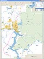 Kootenai, Id Carrier Route Wall Map
