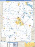 Kosciusko, In Carrier Route Wall Map