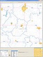 Labette, Ks Carrier Route Wall Map