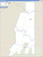 Lander, Nv Carrier Route Wall Map