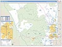Larimer, Co Carrier Route Wall Map